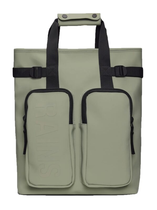 RAINS BORSA VERDE TEXEL TOTE