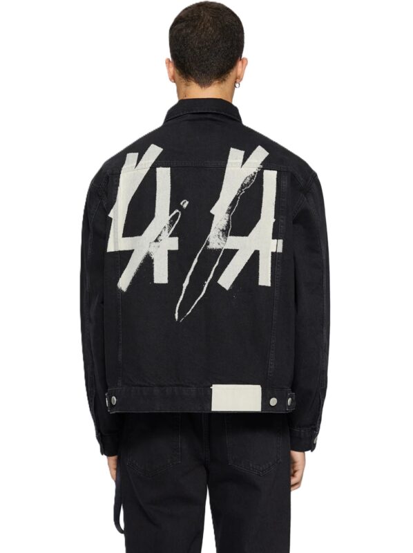44 LABEL GIUBBOTTO DENIM NERO