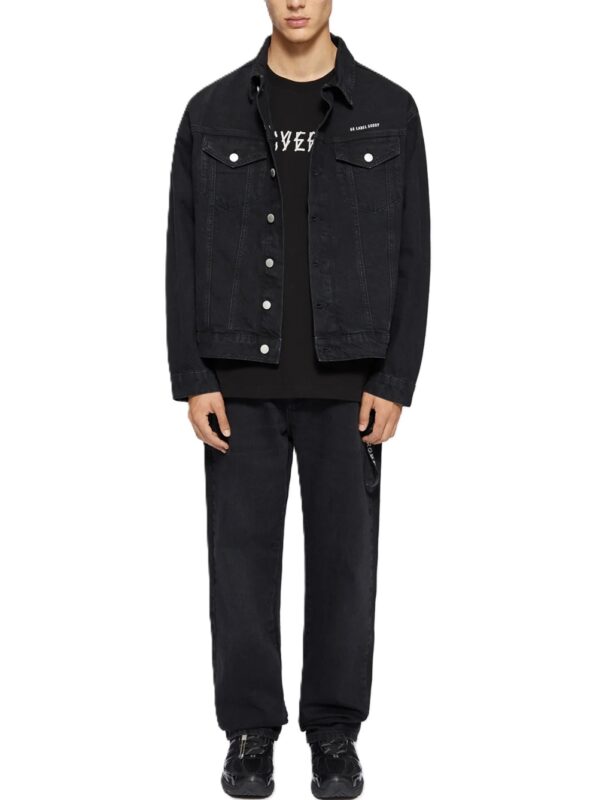 44 LABEL GIUBBOTTO DENIM NERO