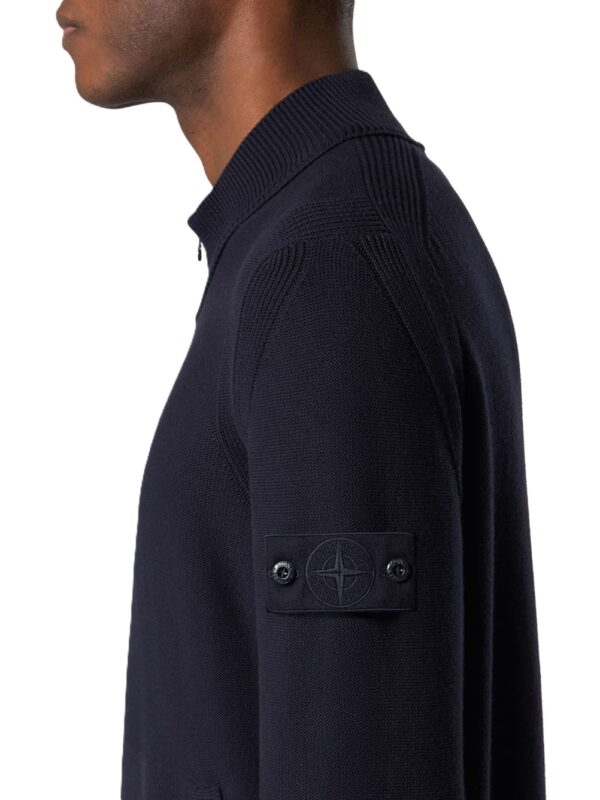 STONE ISLAND CARDIGAN BLU