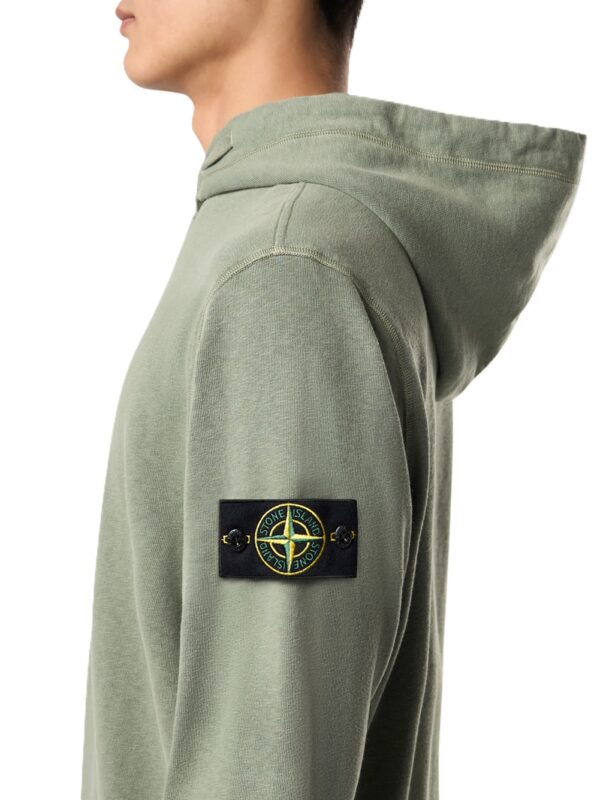 STONE ISLAND FELPA VERDE