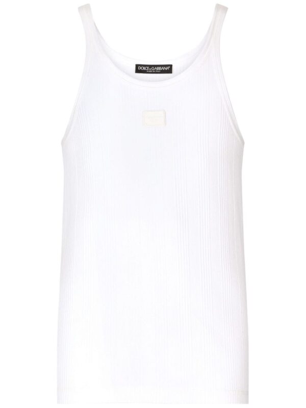 DOLCE&GABBANA CANOTTA BIANCO
