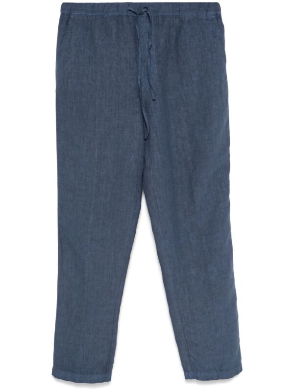 120% LINO PANTALONI BLU