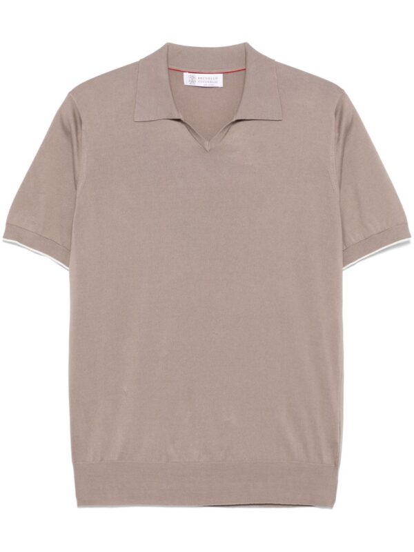 Brunello Cucinelli Polo Corteccia