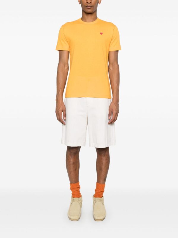 COMME DES GARCONS PLAY T-SHIRT GIALLO