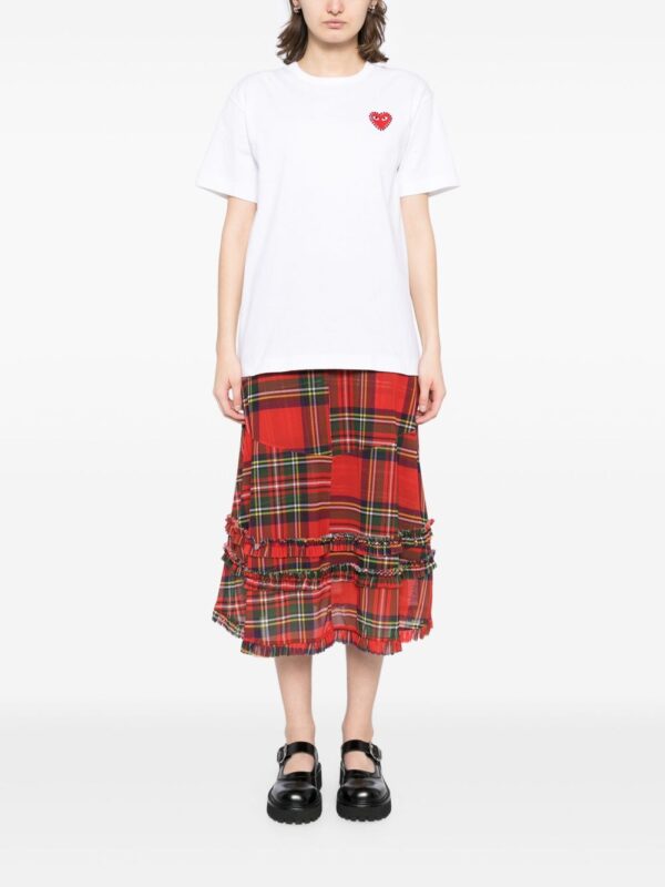 COMME DES GARCONS PLAY T-SHIRT BIANCO