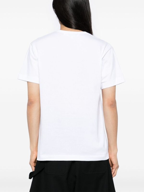 COMME DES GARCONS PLAY T-SHIRT BIANCO