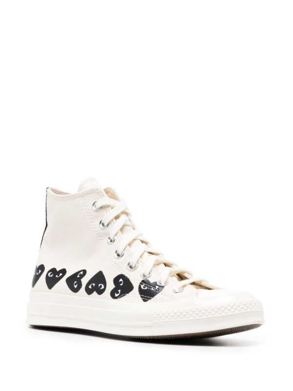 COMME DES GARCONS PLAY SNEAKERS BIANCO
