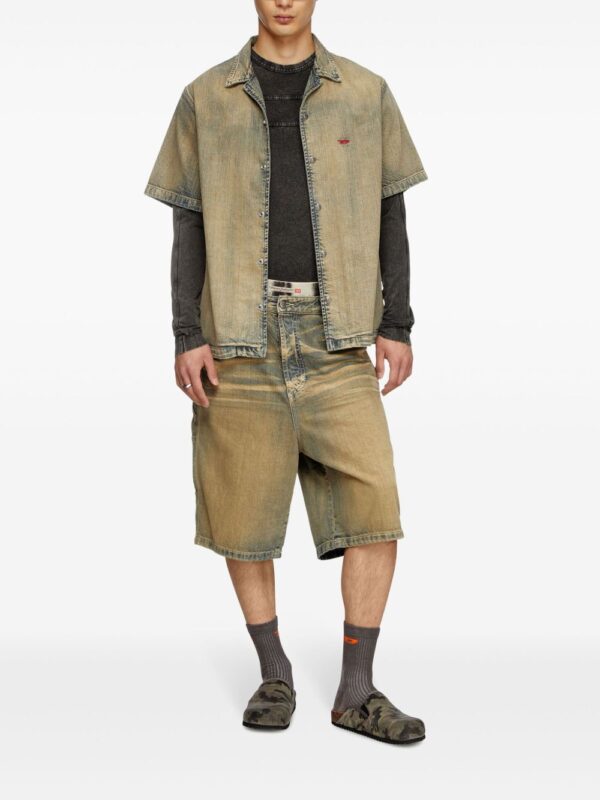 DIESEL SHORTS DENIM SABBIA