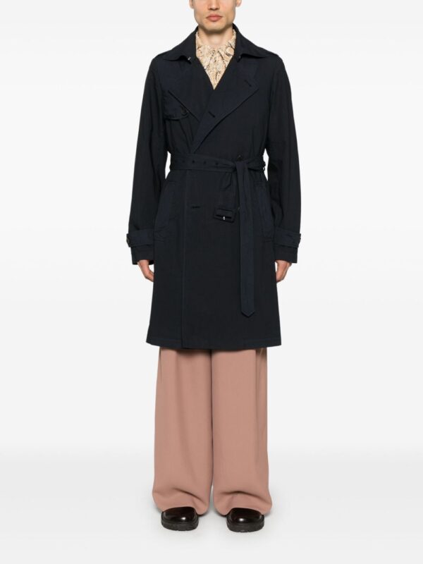 DRIES VAN NOTEN CAPPOTTO BLU