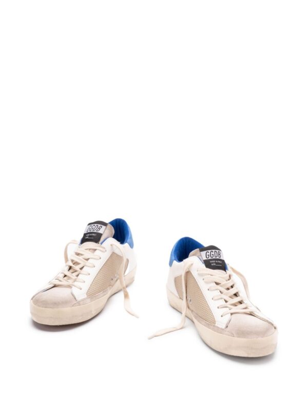 GOLDEN GOOSE SNEAKERS BIANCO/AZZURRO