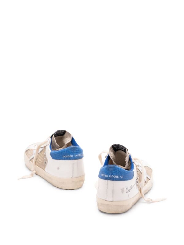GOLDEN GOOSE SNEAKERS BIANCO/AZZURRO
