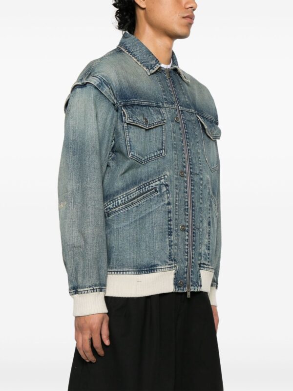 GOLDEN GOOSE GIUBBOTTO BLU DENIM