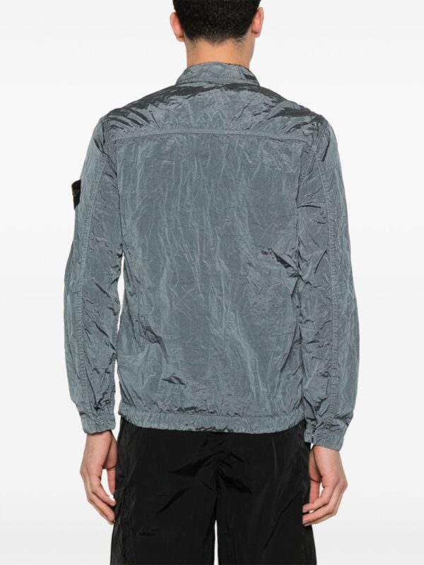 STONE ISLAND CAMICIA ZIP GRIGIO