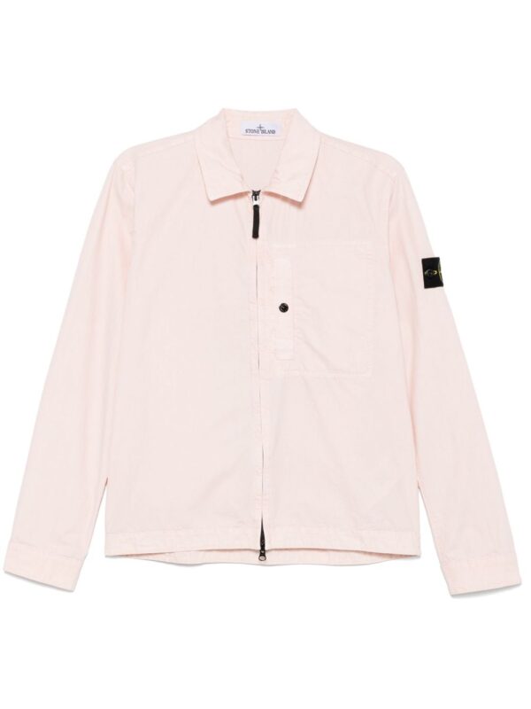 STONE ISLAND CAMICIA ROSA