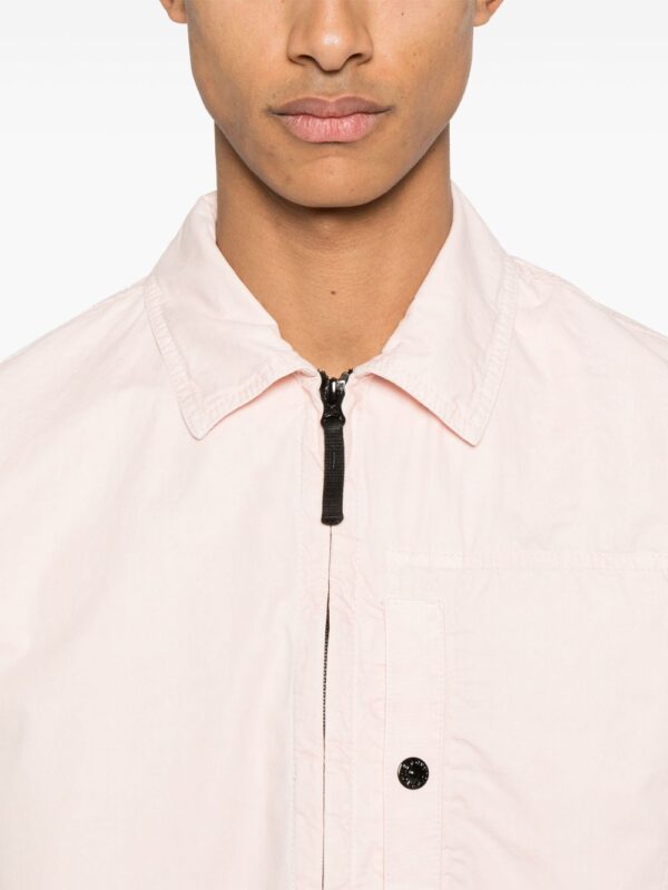 STONE ISLAND CAMICIA ROSA