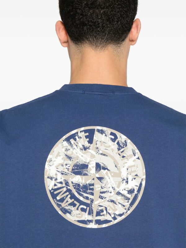 STONE ISLAND T-SHIRT BLU