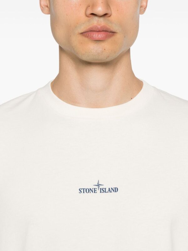 STONE ISLAND T-SHIRT AVORIO