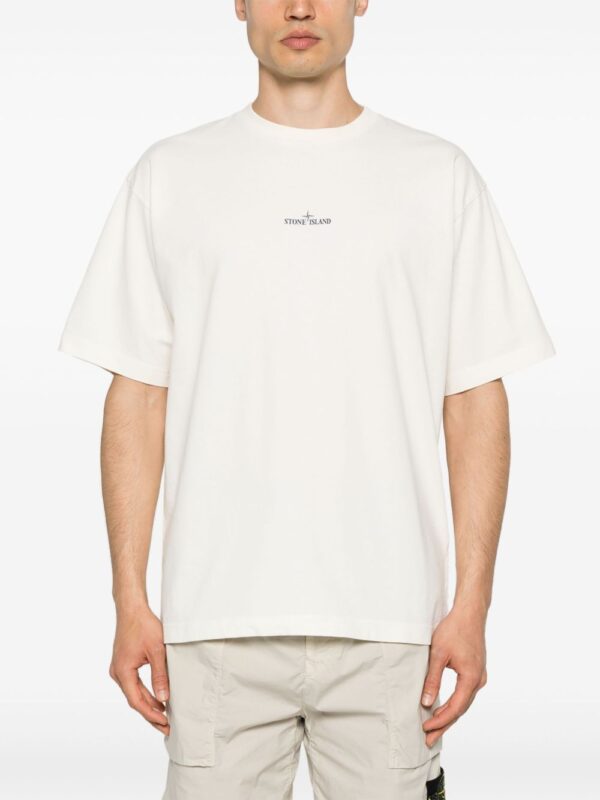 STONE ISLAND T-SHIRT AVORIO