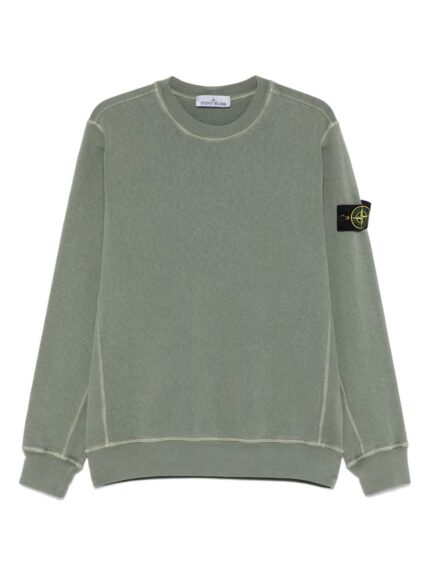 STONE ISLAND FELPA VERDE