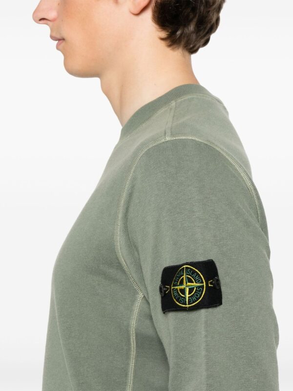 STONE ISLAND FELPA VERDE