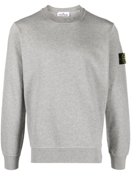 STONE ISLAND FELPA GRIGIO