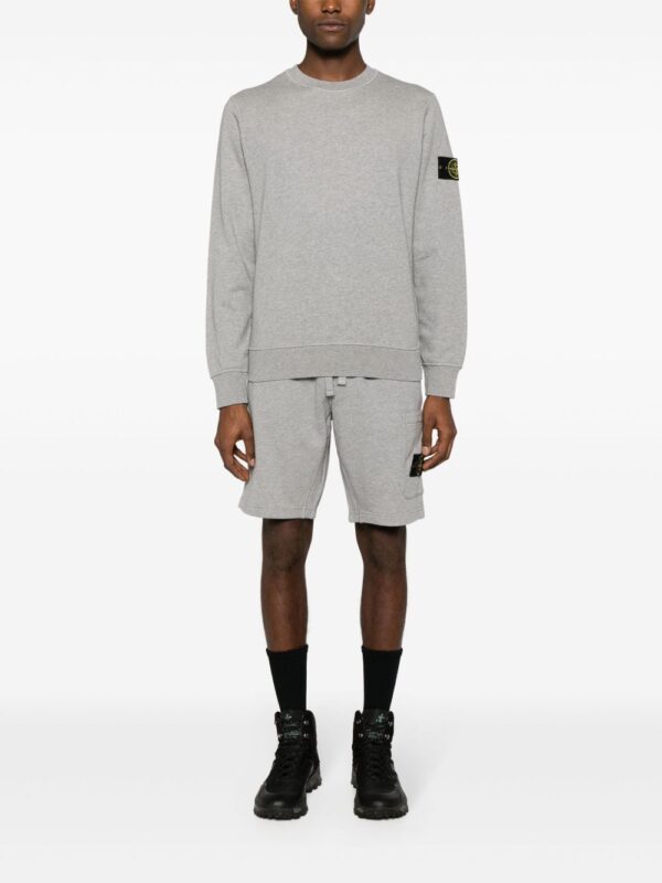 STONE ISLAND FELPA GRIGIO