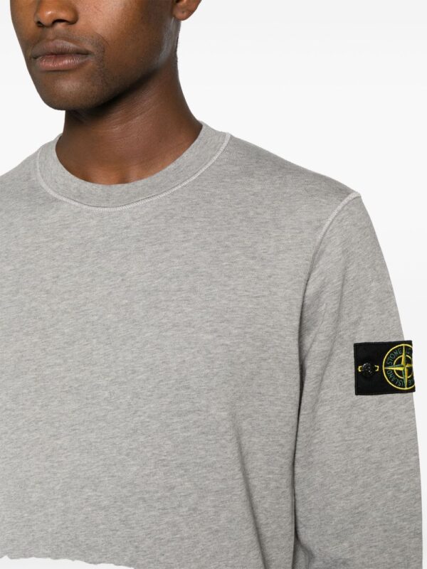 STONE ISLAND FELPA GRIGIO