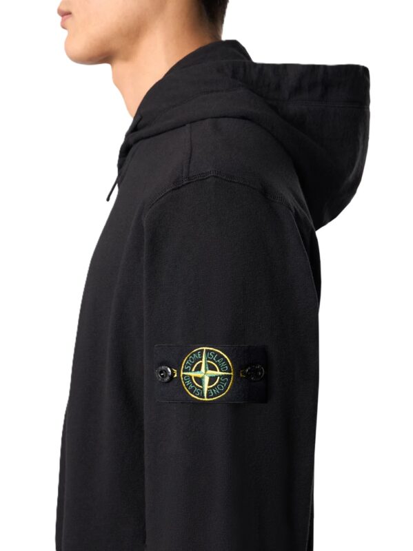 STONE ISLAND FELPA NERO