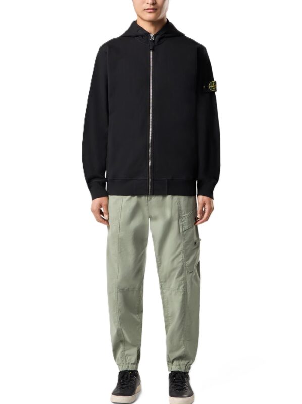 STONE ISLAND FELPA NERO