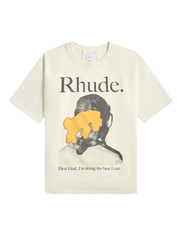 RHUDE T-SHIRT BIANCO