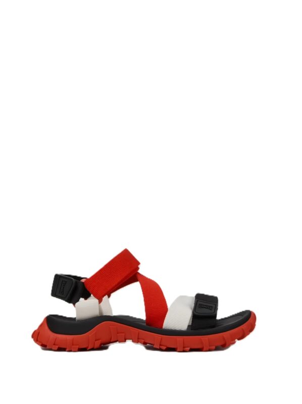 CAMPER SANDALI ROSSO/NERO
