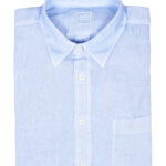 120% LINO CAMICIA AZZURRO