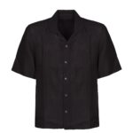 120% LINO CAMICIA NERO