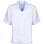 120% LINO CAMICIA AZZURRO