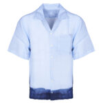 120% LINO CAMICIA AZZURRO