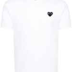 COMME DES GARCONS PLAY T-SHIRT BIANCO