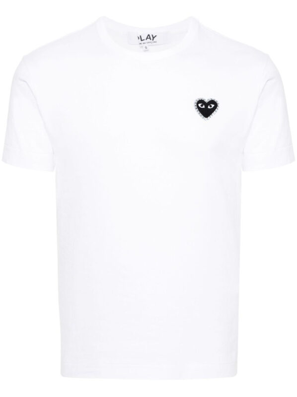 COMME DES GARCONS PLAY T-SHIRT BIANCO