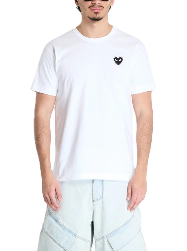 COMME DES GARCONS PLAY T-SHIRT BIANCO