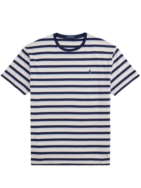 POLO RALPH LAUREN T-SHIRT BLU/BIANCO