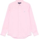 POLO RALPH LAUREN CAMICIA ROSA