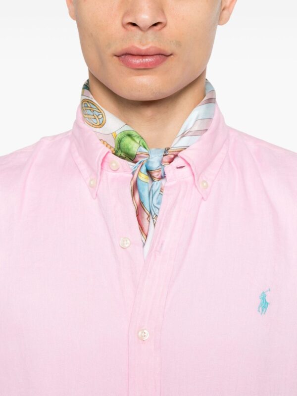 POLO RALPH LAUREN CAMICIA ROSA