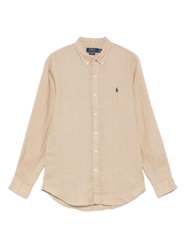 POLO RALPH LAUREN CAMICIA BEIGE