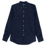 POLO RALPH LAUREN CAMICIA BLU