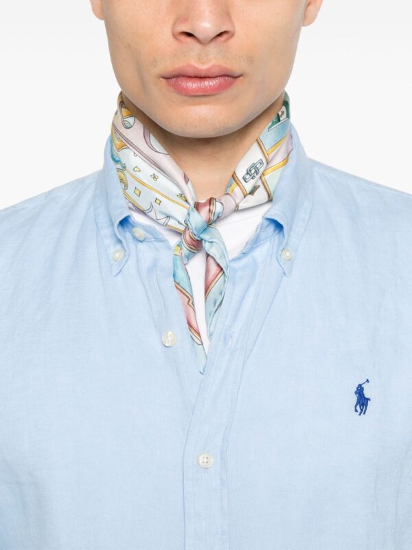 POLO RALPH LAUREN CAMICIA AZZURRO