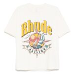 RHUDE T-SHIRT BIANCO
