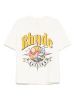 RHUDE T-SHIRT BIANCO