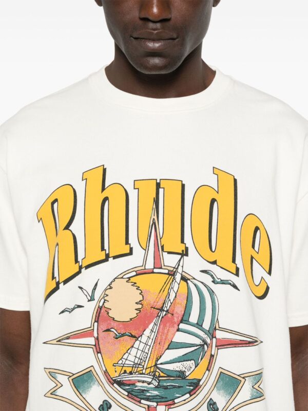RHUDE T-SHIRT BIANCO