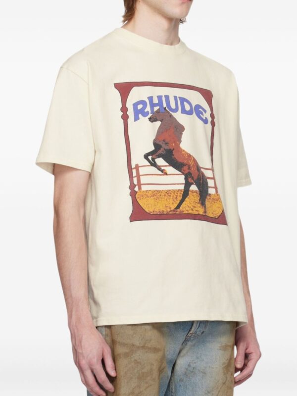 RHUDE T- SHIRT BIANCO