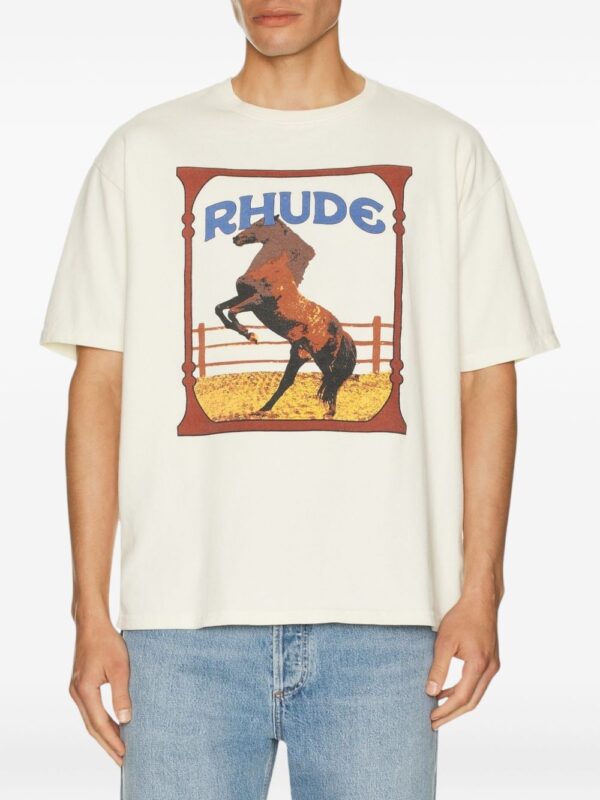RHUDE T- SHIRT BIANCO